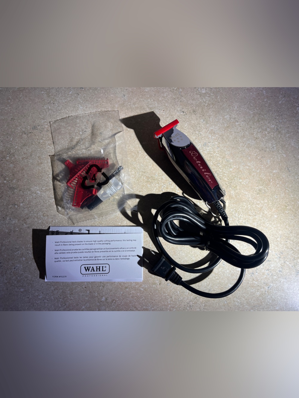 Wahl Professional 5-star Detailer Corded Trimmer